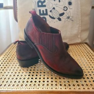 Frye Billy shootie - wine